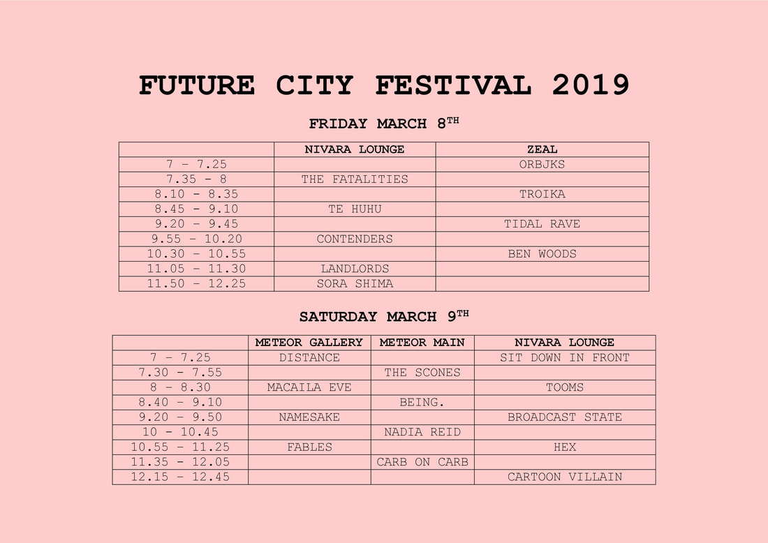 Future City Festival 2019 timetable